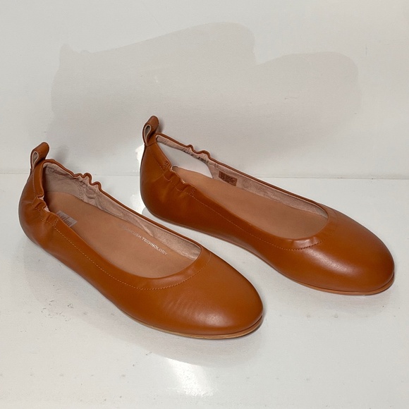 FitFlop Allegro Leather Ballet Flat - Picture 1 of 7